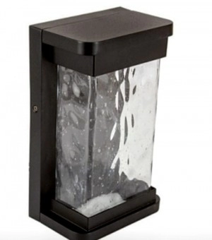 Aplique led 16W IP44 3000K negro 100-240V TECNOLITE