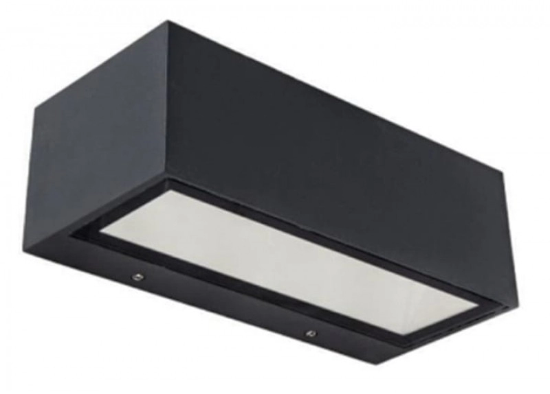 Aplique led 20W IP45 4000K negro 100-240V TECNOLITE