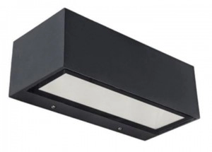 Aplique led 20W IP45 4000K negro 100-240V TECNOLITE