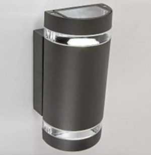 Aplique IP45 Para GU10 Antracita TECNOLITE