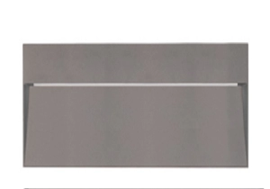 Aplique led IP44 24W 3000K Gris 127V TECNOLITE