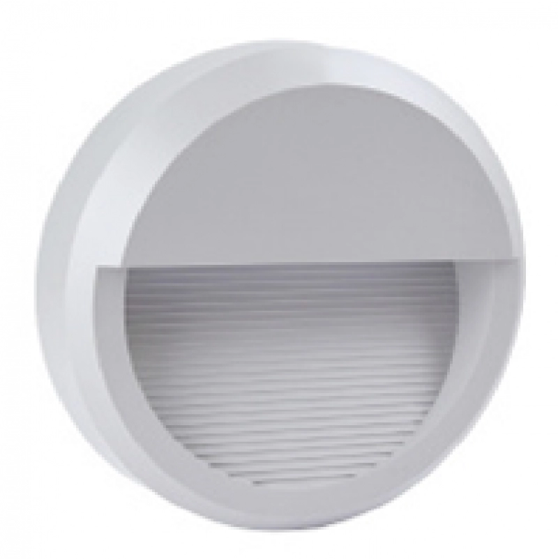 Aplique de muro Circulo 9.5W 3000K IP65 01 Satinado TECNOLITE