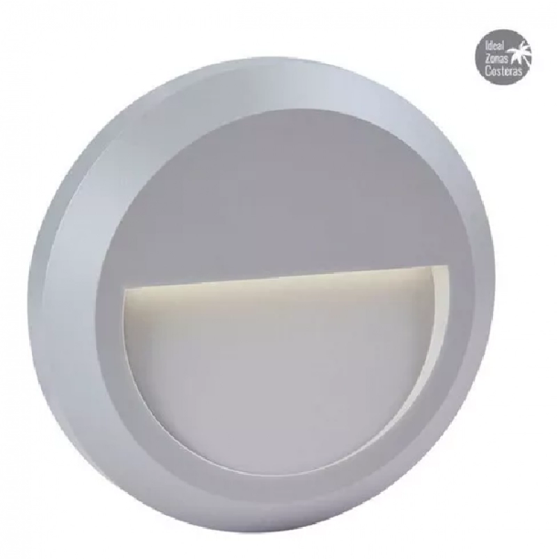 Aplique led 1W IP65 4000K Gris 100-127V TECNOLITE