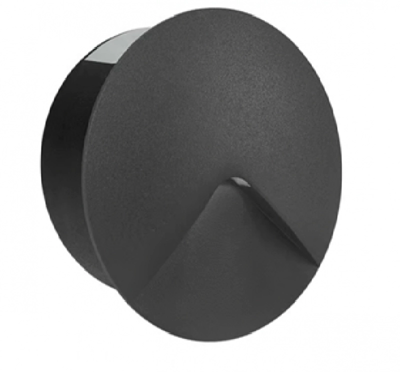 Aplique led 2.5W IP54 3000K gris 100-127V TECNOLITE