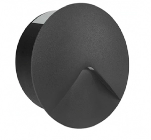 Aplique led 2.5W IP54 3000K gris 100-127V TECNOLITE