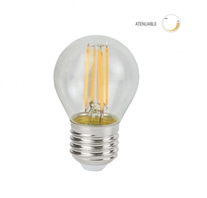 Foco G45 Globo led filamento 4.5W 3000K Atenuable TECNOLITE