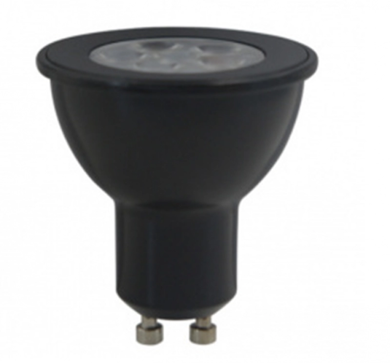 Bombillo GU10 6W 3000K Negro TECNOLITE