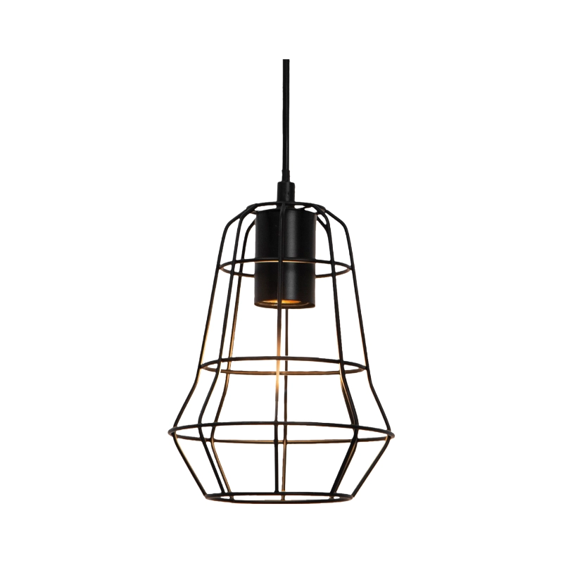 Luminaria Led Colgante Ledvance Pendulum Retro Negra
