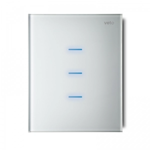 Interruptor Smart  Triple Conmutable Plura Blanco    Veto