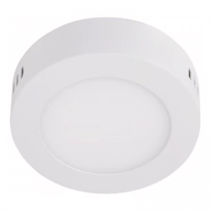 Panel LED 6W Sobreponer Redondo Blanco 3000K Tecnolite
