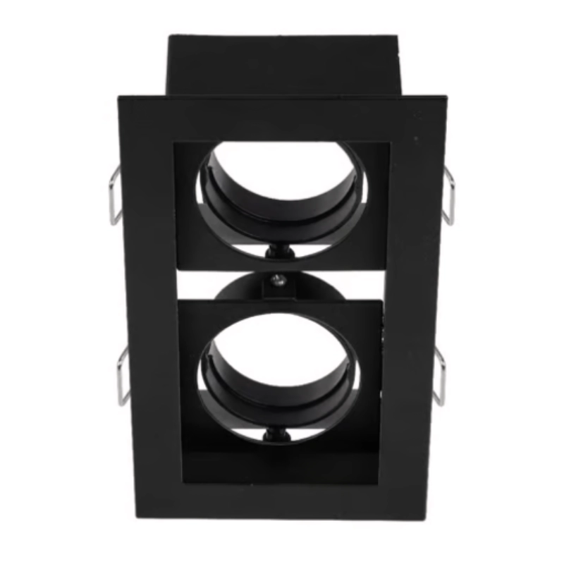 Kardan GU10 Doble Negro Tecnolite