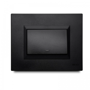 Interruptor Conmutable 4 Vias Plura Negro Veto