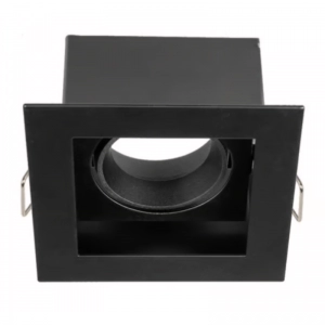 Kardan GU10 Sencillo Negro Tecnolite