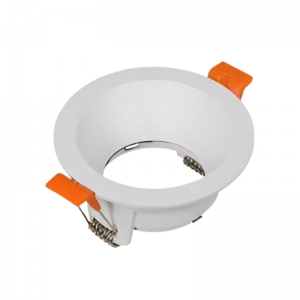 Bala De Empotrar Redonda Escualizable Para GU10 Blanco ILUMAX