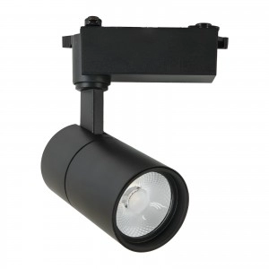 Spot Para Riel Bombillo GU10 Negro En Aluminio ILUMAX