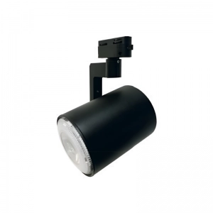 Spot Para Riel Bombillo Par 30 Negro En Metal ILUMAX
