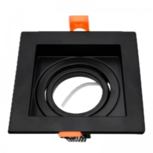 Kardan GU10 Incrustar Sencillo Negro Felgolux-Ilutecno