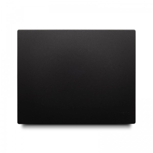 Placa Ciega  Con Bastidor Plura Negro    Veto