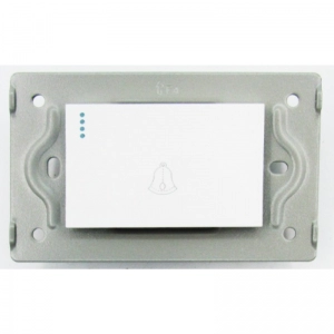 Pulsador Timbre Pollux Blanco  Miletto