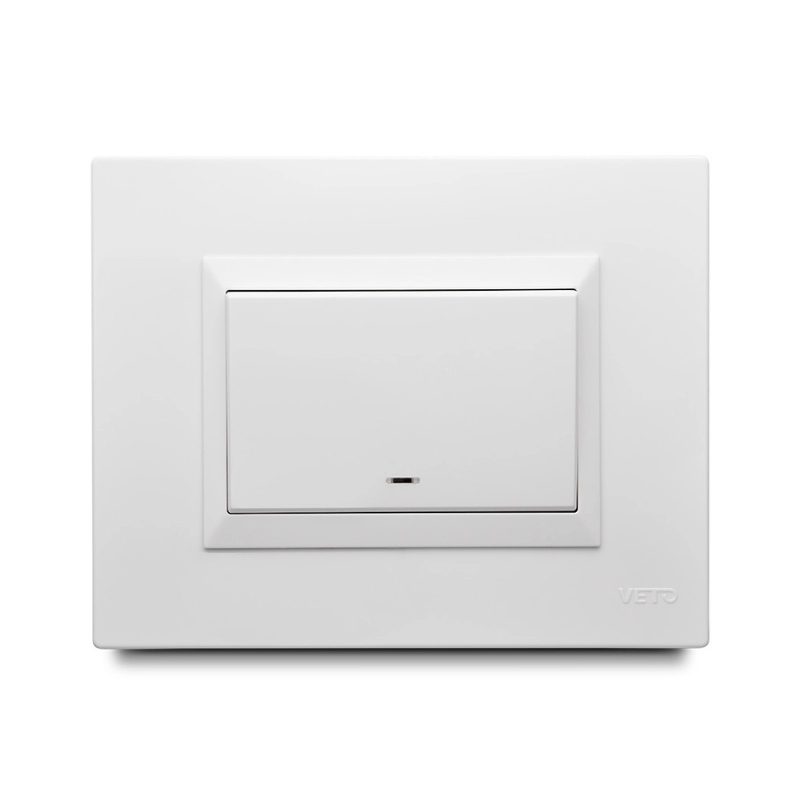 Interruptor Conmutable 4 Vias Plura Blanco Veto