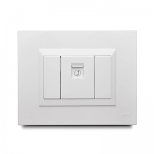 Toma Telefono Rj14 Plura Blanco Veto