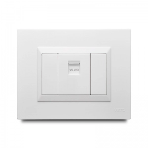 Toma Rj45 Cat6 Plura Blanco Veto