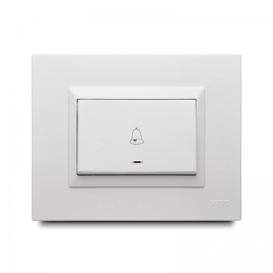 Pulsador Simple Plura Blanco Veto