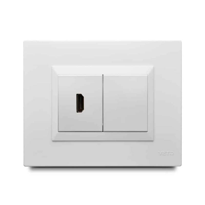 Toma Hdmi Plura Blanco Veto