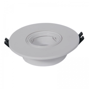 Bala GU10 Incrustar Redondo Aro Ancho Blanco Tecnolite