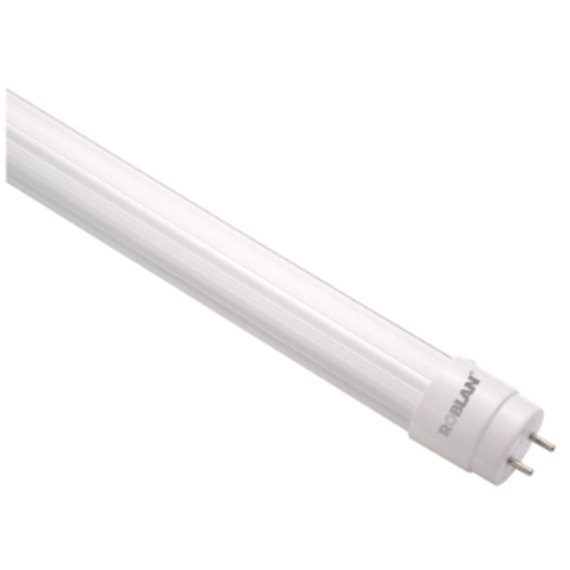 Tubo LED 14W T8 120cm Cristal Opalizado Punta a Punta 6500K Roblan