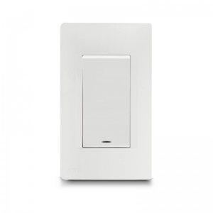 Interruptor Sencillo Vertical Premium  Blanco    Veto