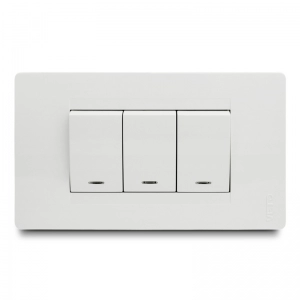 Interruptor  Triplie   Premium Blanco    Veto