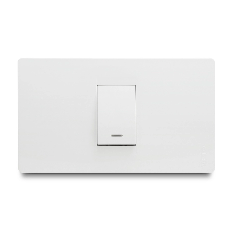 Interruptor Conmutable  4 Vias Simple Premium Blanco    Veto