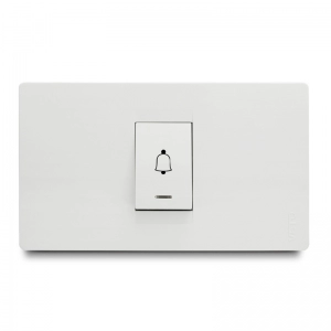 Pulsador  Timbre  Simple Premium Blanco    Veto