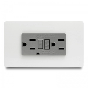 Toma Doble  Gfci Premium Blanco    Veto