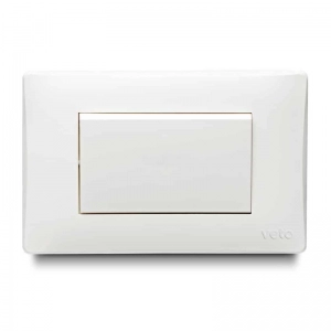 Interruptor Conmutable Sencillo  Ancho Oslo Blanco    Veto