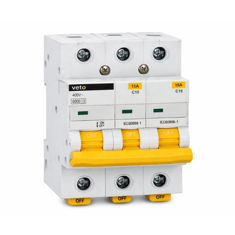 Taco Termomagnetico   Enchufable     15 Amp 3P Veto