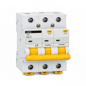 Taco Termomagnetico   Enchufable     15 Amp 3P Veto