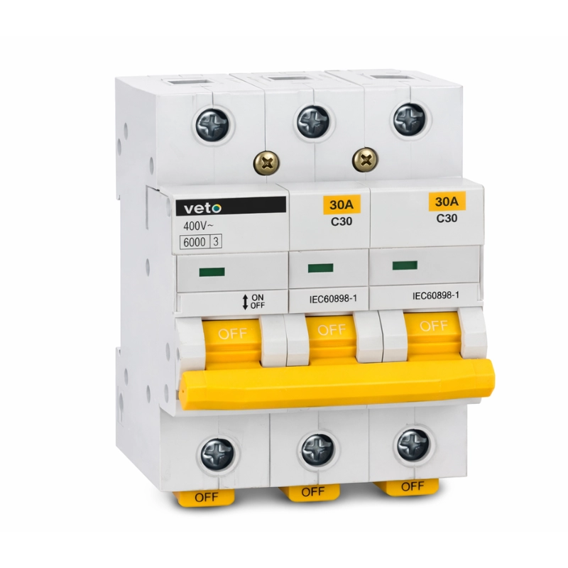 Taco Termomagnetico   Enchufable     30 Amp 3P Veto