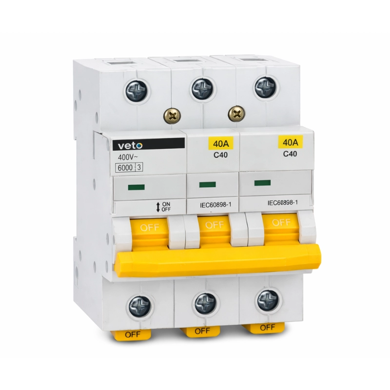 Taco Termomagnetico   Enchufable     40 Amp 3P Veto