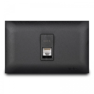 Toma Rj45 Cat6   Linea Vive Negro    Veto