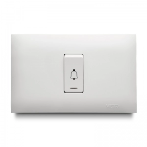 Pulsador  Timbre   Vive Blanco Veto