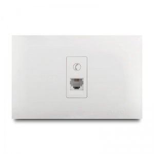 Toma Telefono  Rj14 Linea Vive Blanco    Veto