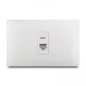 Toma Rj45 Cat6   Linea Vive Blanco   Veto
