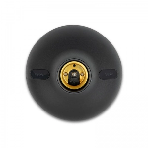 Plafón E27 con Socket PBT para Focos LED Negro