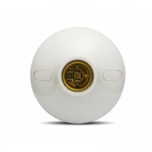 Plafón E27 con Socket PBT para focos LED Blanco