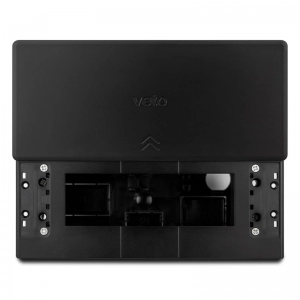 Multitoma Escritorio  Incrustar Con Tapa Negro    Veto