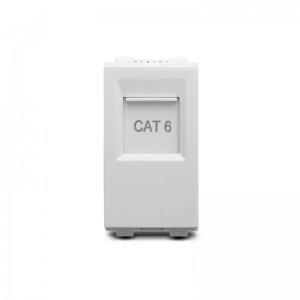 Modulo  Rj45 Cat6   Plata Blanco    Veto