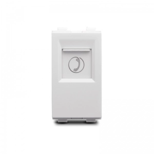 Modulo  Telefono  Rj14 Plata Blanco    Veto