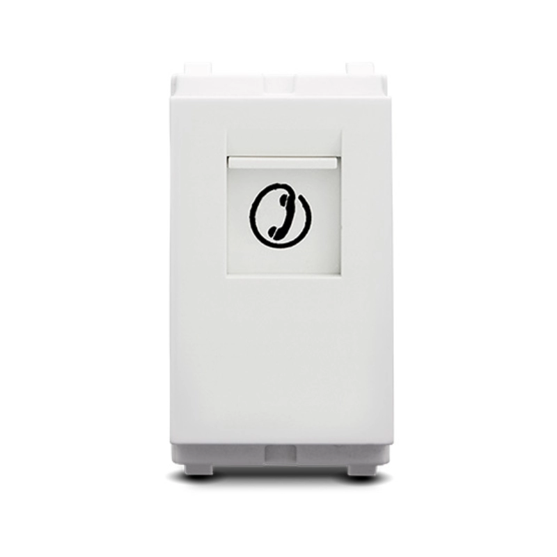 Modulo  Toma   Rj14 Premium Blanco    Veto